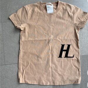 Helmut Lang Tan Short Sleeve Tee